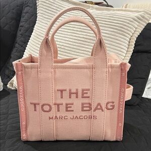 Marc Jacobs Light Pink Canvas Tote